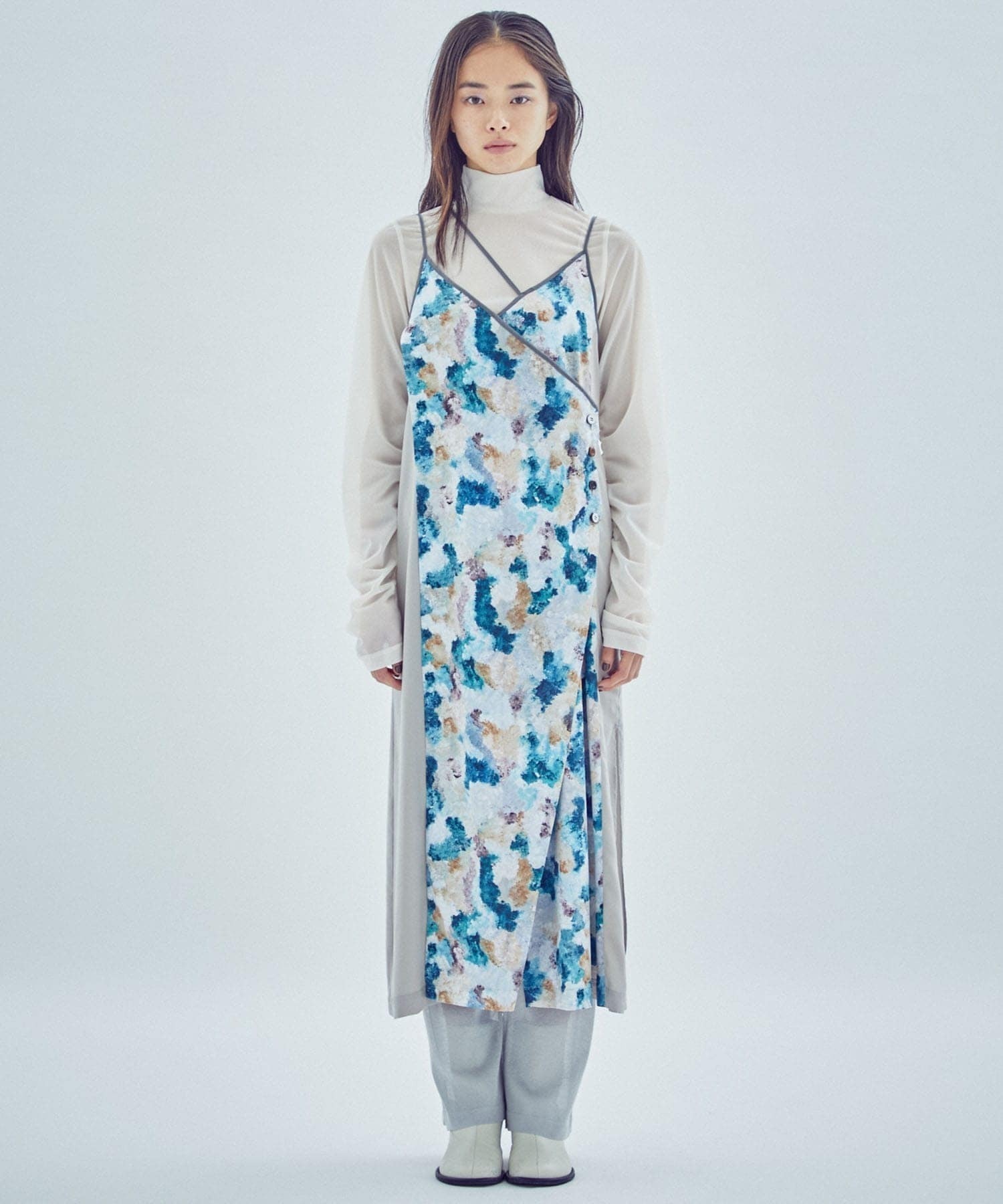 MURRAL 別注oil painting camilore dress