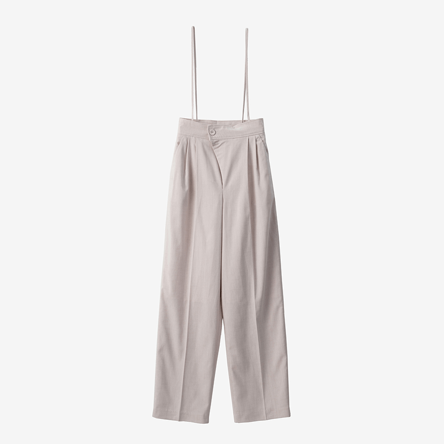 maison de Dolce. サマー2wayサロペット【beige】(ショート丈)