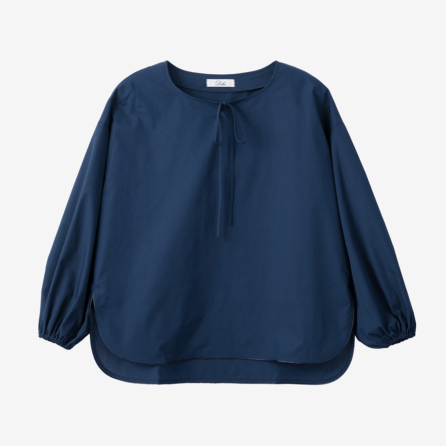 maison de Dolce. 袖ボリュームブラウス【navy】