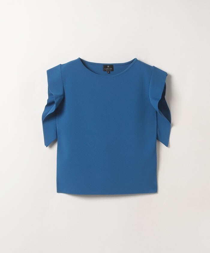 LANVIN COLLECTION フリルニットプルオーバー
