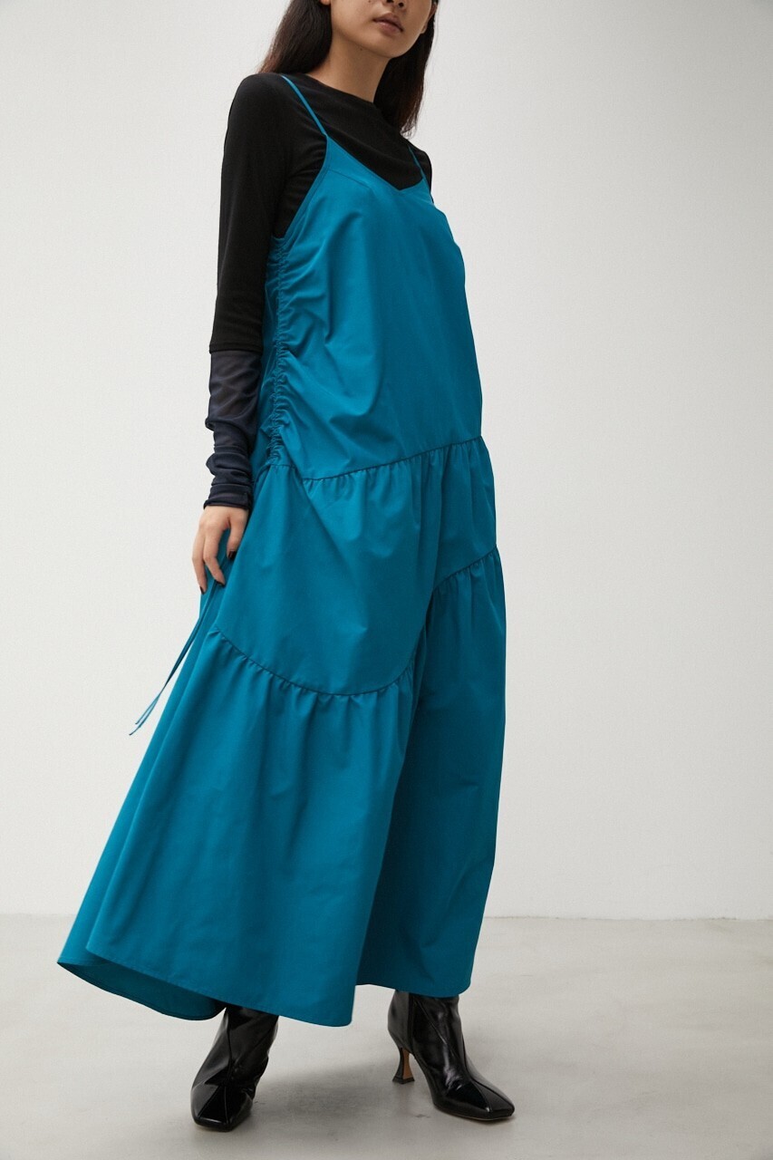 AZUL by moussy 【PLUS】GATHER HEM ONEPIECE