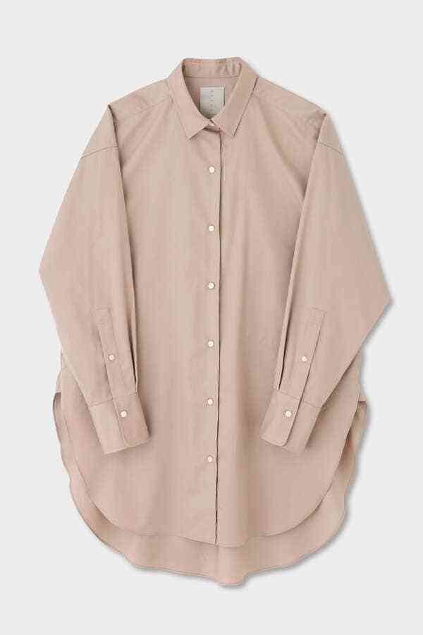 HAVEL studio BIG DRESS SHIRT SATIN