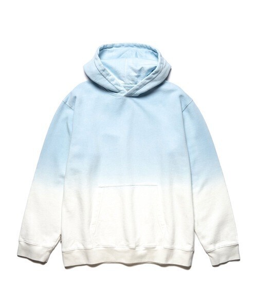 TAIKAN PLAIN HOODIE DIP DYE BABY BLUE / ヘビーウェイトプルパーカー