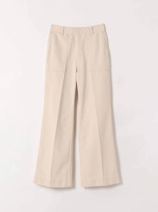 O0u 【Made in Japan岡山産】ORGANIC DENIM FLARE PANTS