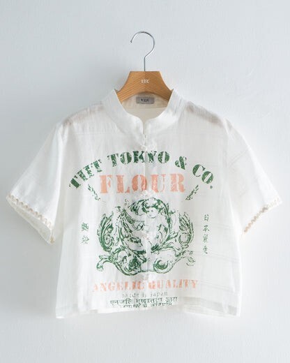 tiit tokyo angel flour china shirt