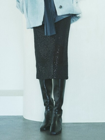 FRAY I.D セミシアースパングルスカート
