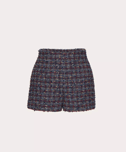 VALENTINO コットンカラーツイード ショートパンツ
