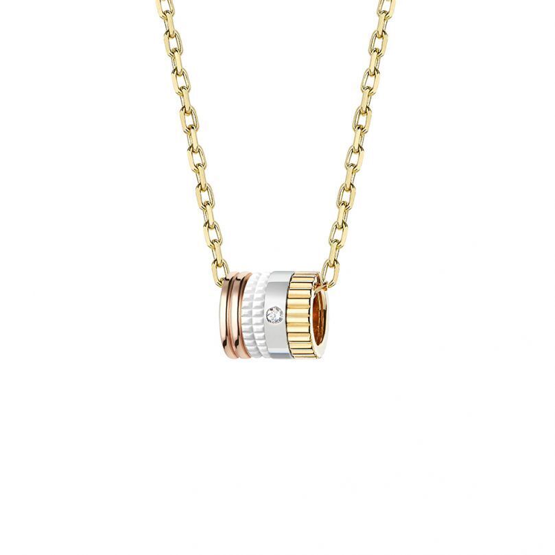 BOUCHERON QUATRE WHITE EDITION キャトル ホワイト ペンダント スモール