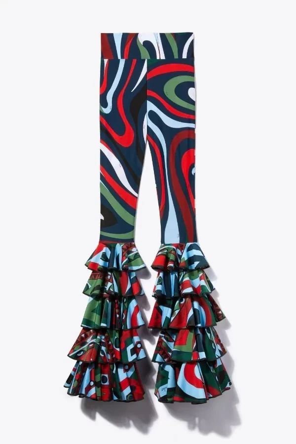 PUCCI Marmoプリント ラッフルパンツ