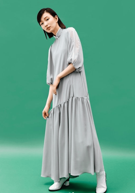 AULA AILA GEORGETTE LONG ONE PIECE