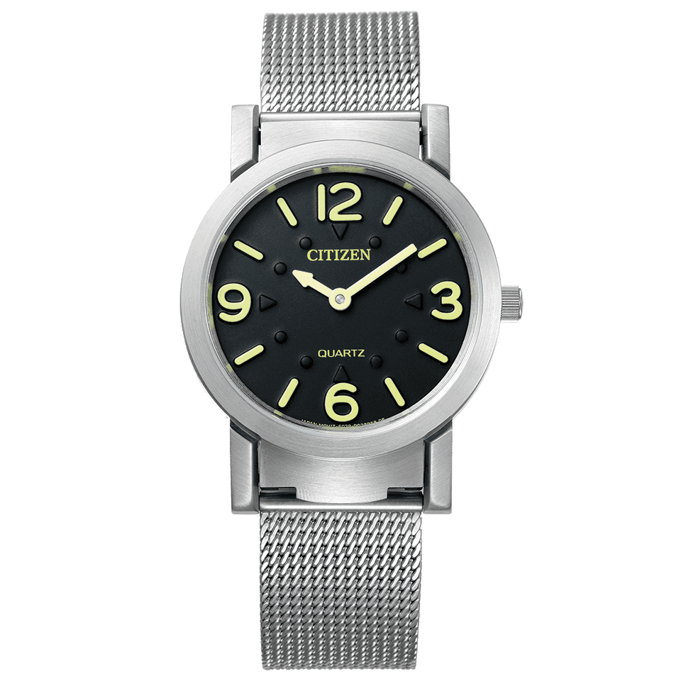 CITIZEN 視覚障害者対応腕時計 AC2200-55E