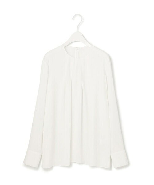 ICB Back Satin Amunzen クルーネックブラウス