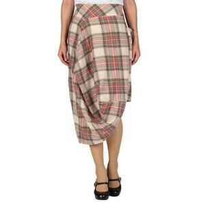 Vivienne Westwood タータンチェック アシンメトリースカート
