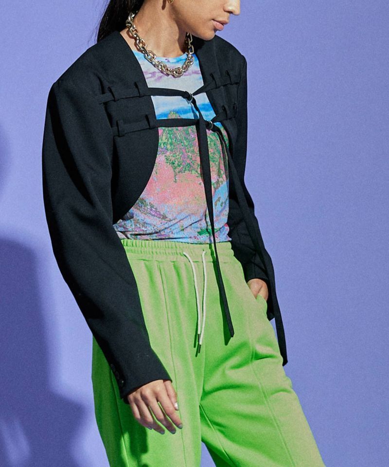 MAISONSPECIAL ショートレングスボレロジャケット