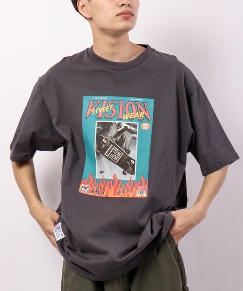 VISION STREET WEAR VISION STREET WEAR 刺繍/プリント半袖Tシャツ