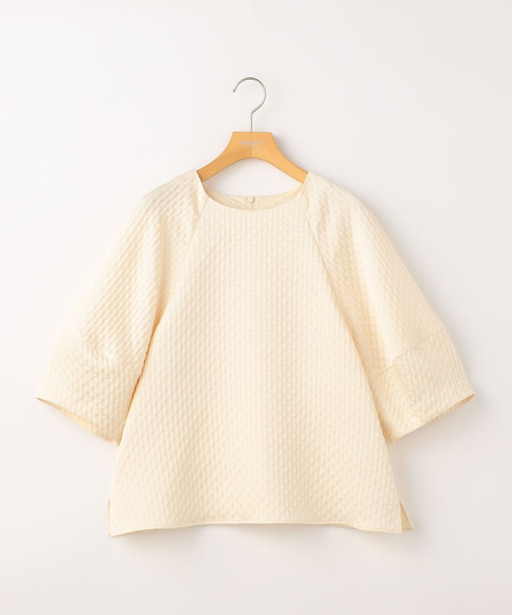 NOLLEY'S sophi マトラッセ5分袖プルオーバーブラウス