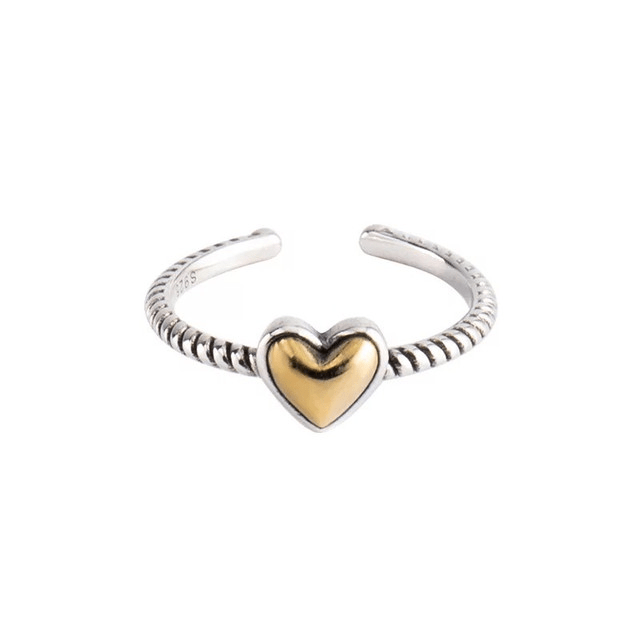 one sea S925 mini heart ring (R116)