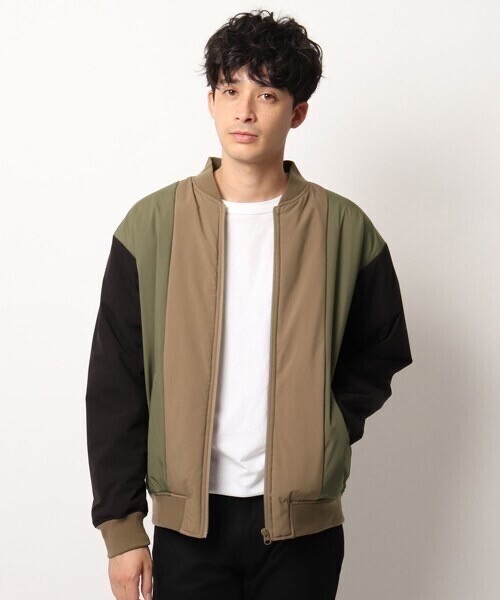 THE SHOP TK ライト中綿MA-1ブルゾン
