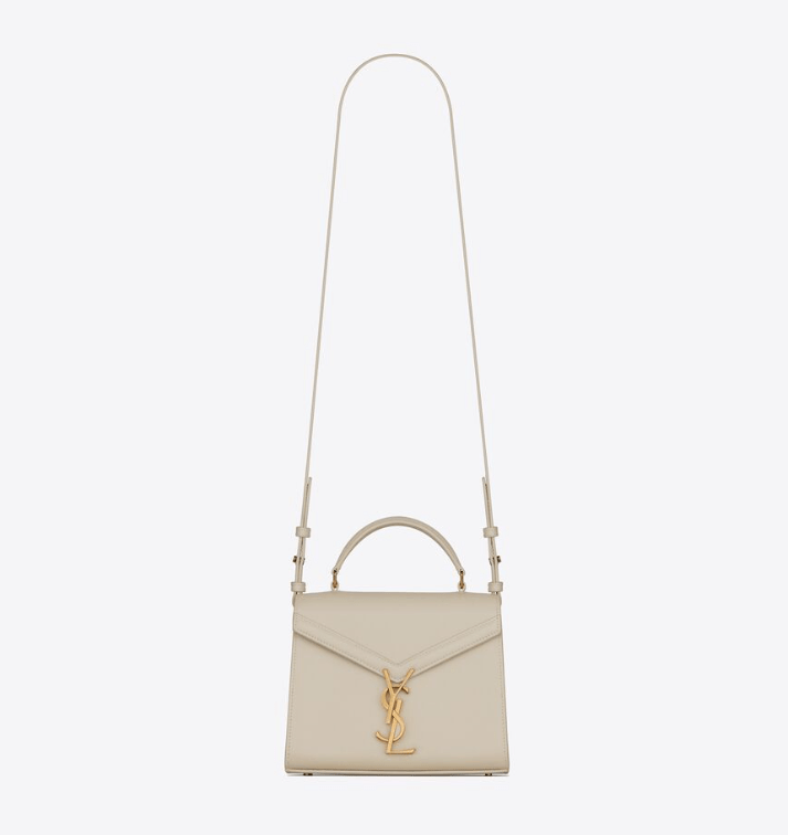 SAINTLAURENT カサンドラ トップハンドル （ミニ/グレイン・ド・プードルエンボスレザー）