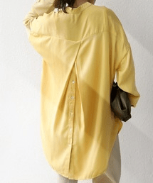 antiqua バックボタンシャツ シャツ レディース トップス・py-00567