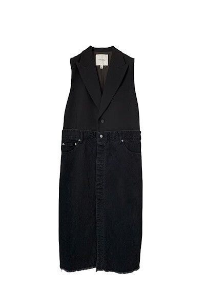 THE KEIJI HYBRID TAILORED DENIM COAT DRESS