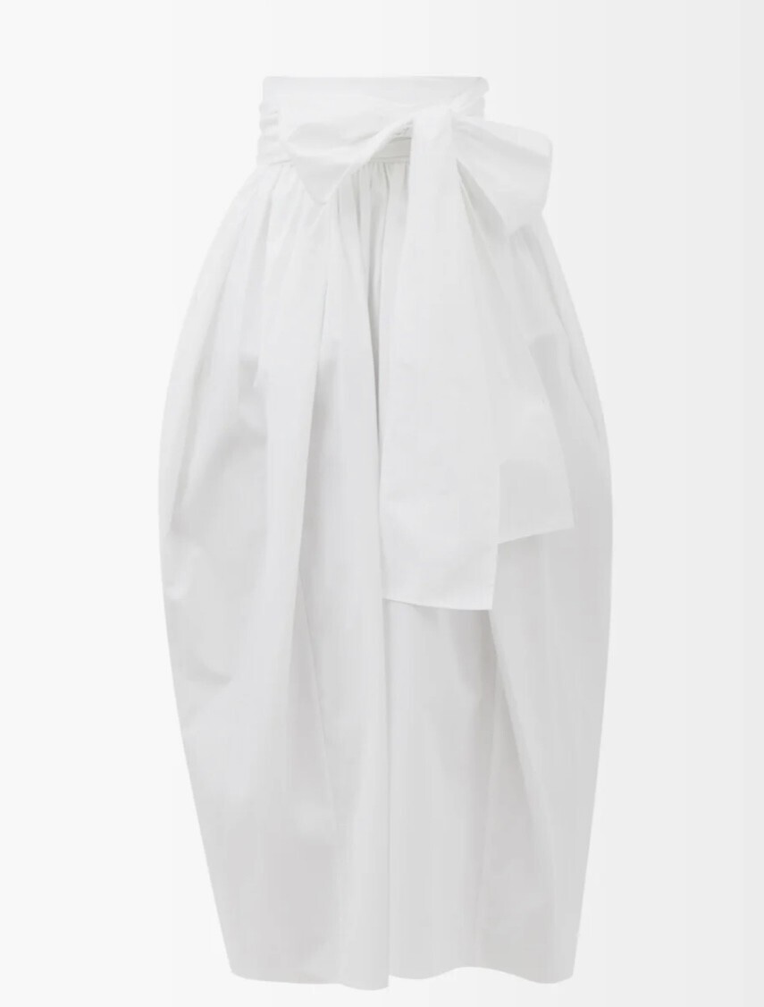 CECILIE BAHNSEN ジュニタ コットンポプリンスカート