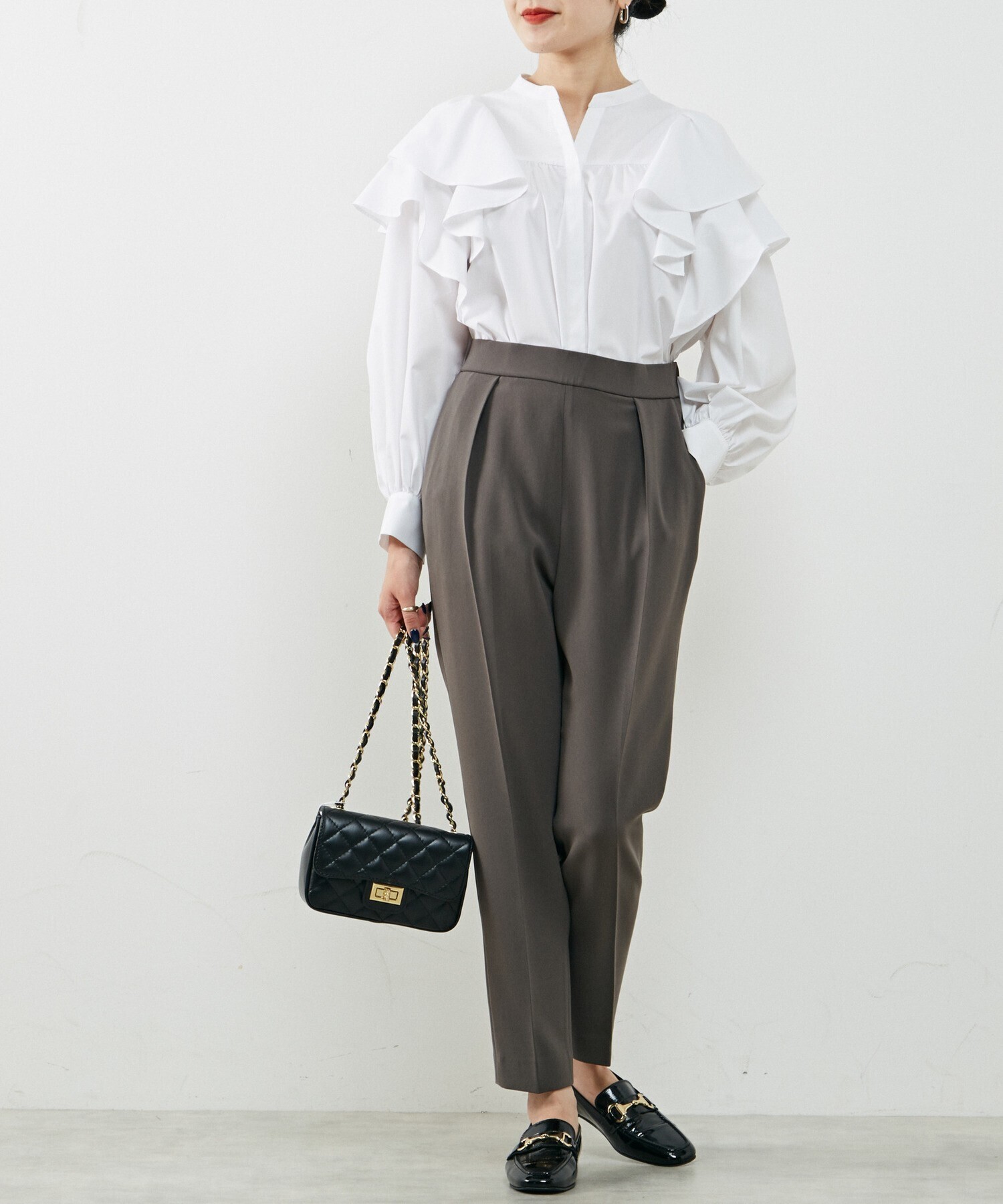 Liesse ミッションダブルクロスタックパンツ