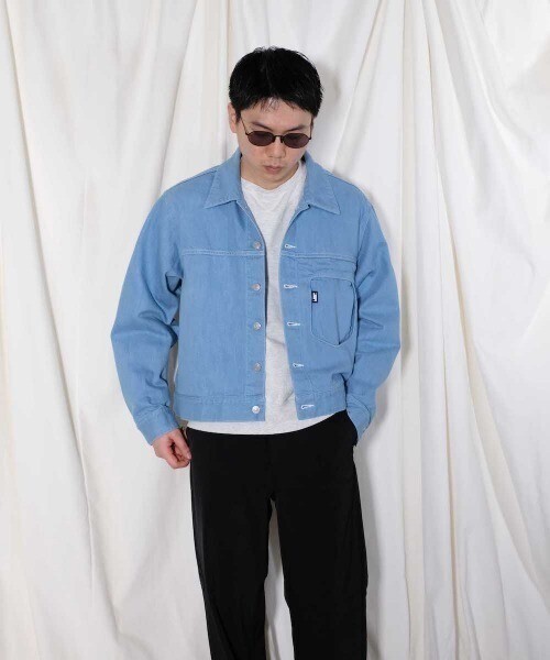 PHINGERIN PHINGERIN WINDOW JACKET DENIM