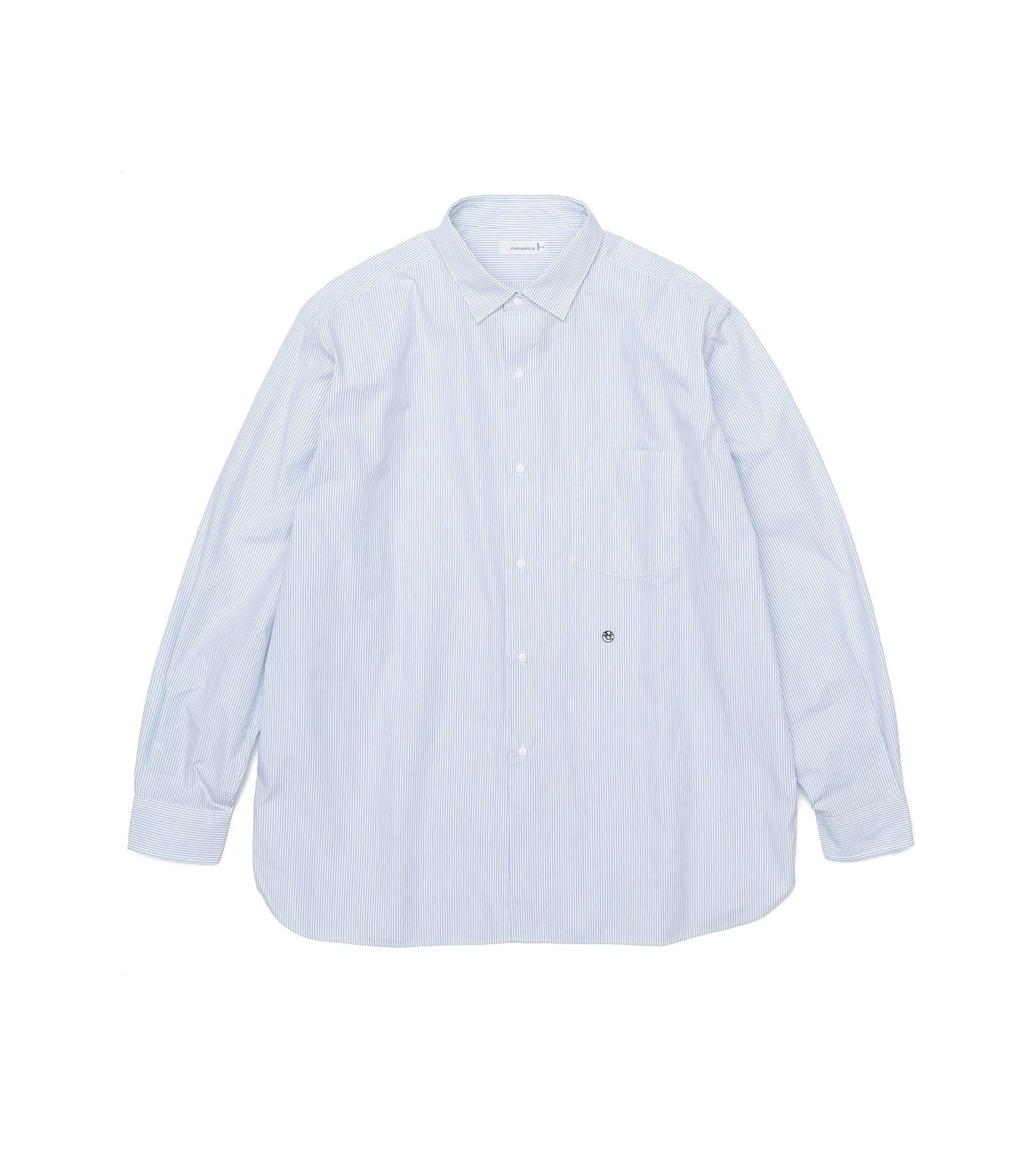 nanamica Regular Collar Stripe Wind Shirt