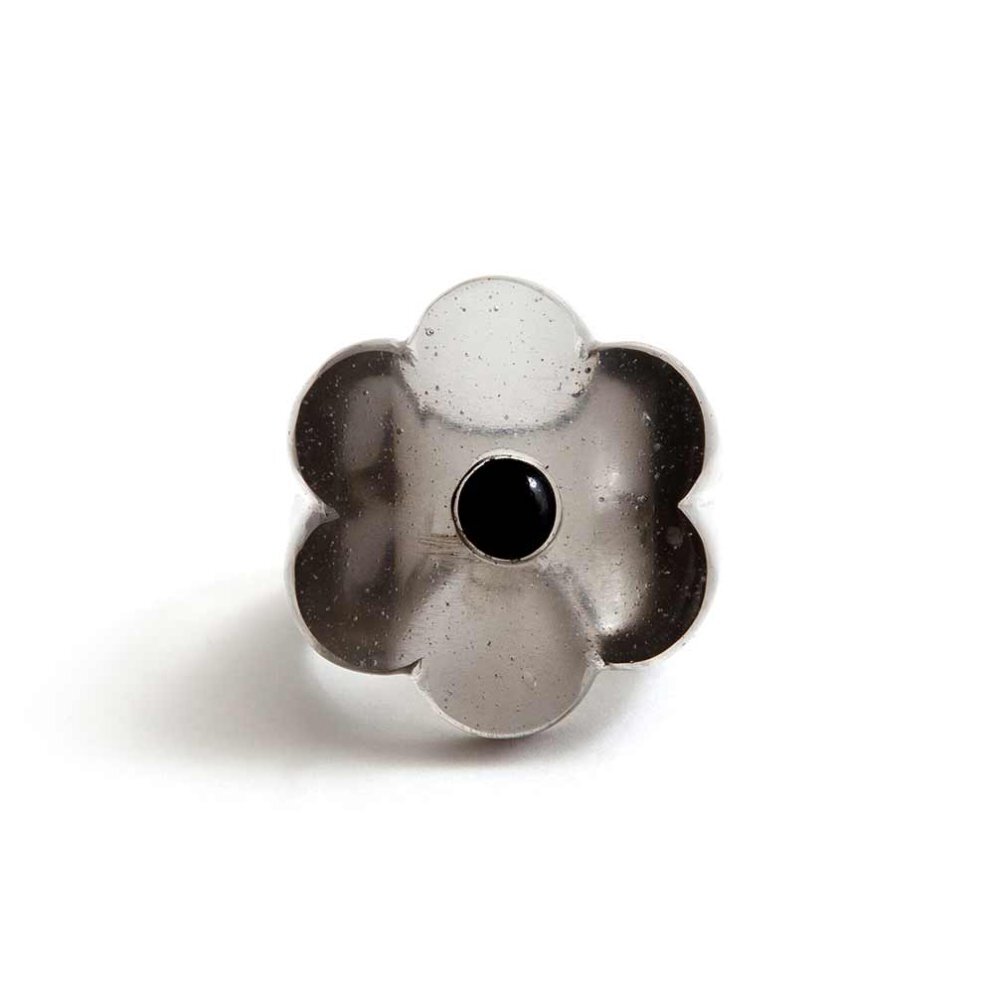 designsix GERA RING CLEAR BLACK BLACK