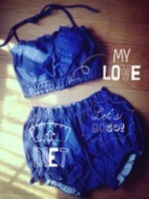 Candy Stripper Lolita Hearts SWIMWEAR
