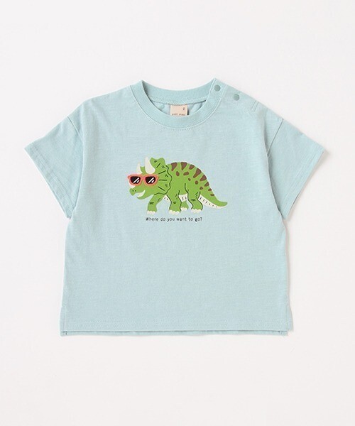 petit main サングラス恐竜半袖Tシャツ