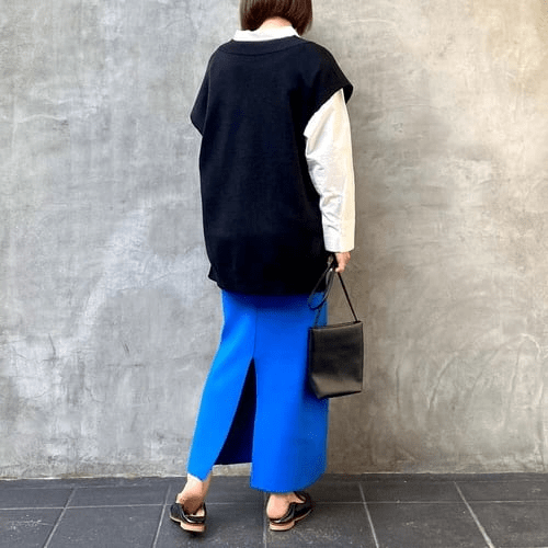 JBG company 2color / 前後2wayカラースカート