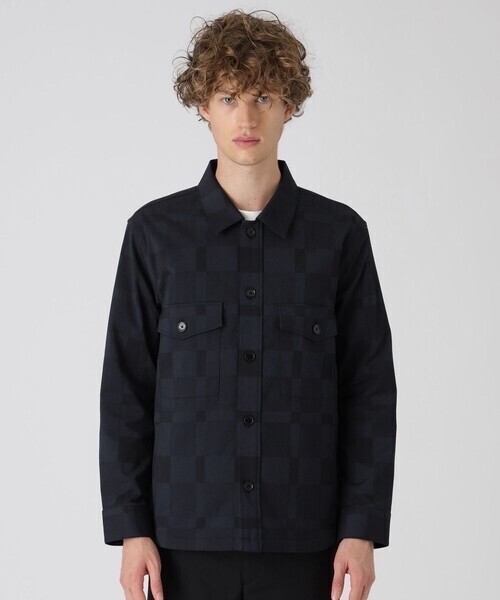 BLACK LABEL CRESTBRIDGE シャドークレストブリッジチェックシャツアウター