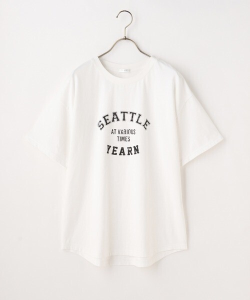 Honeys カレッジプリントＴシャツ