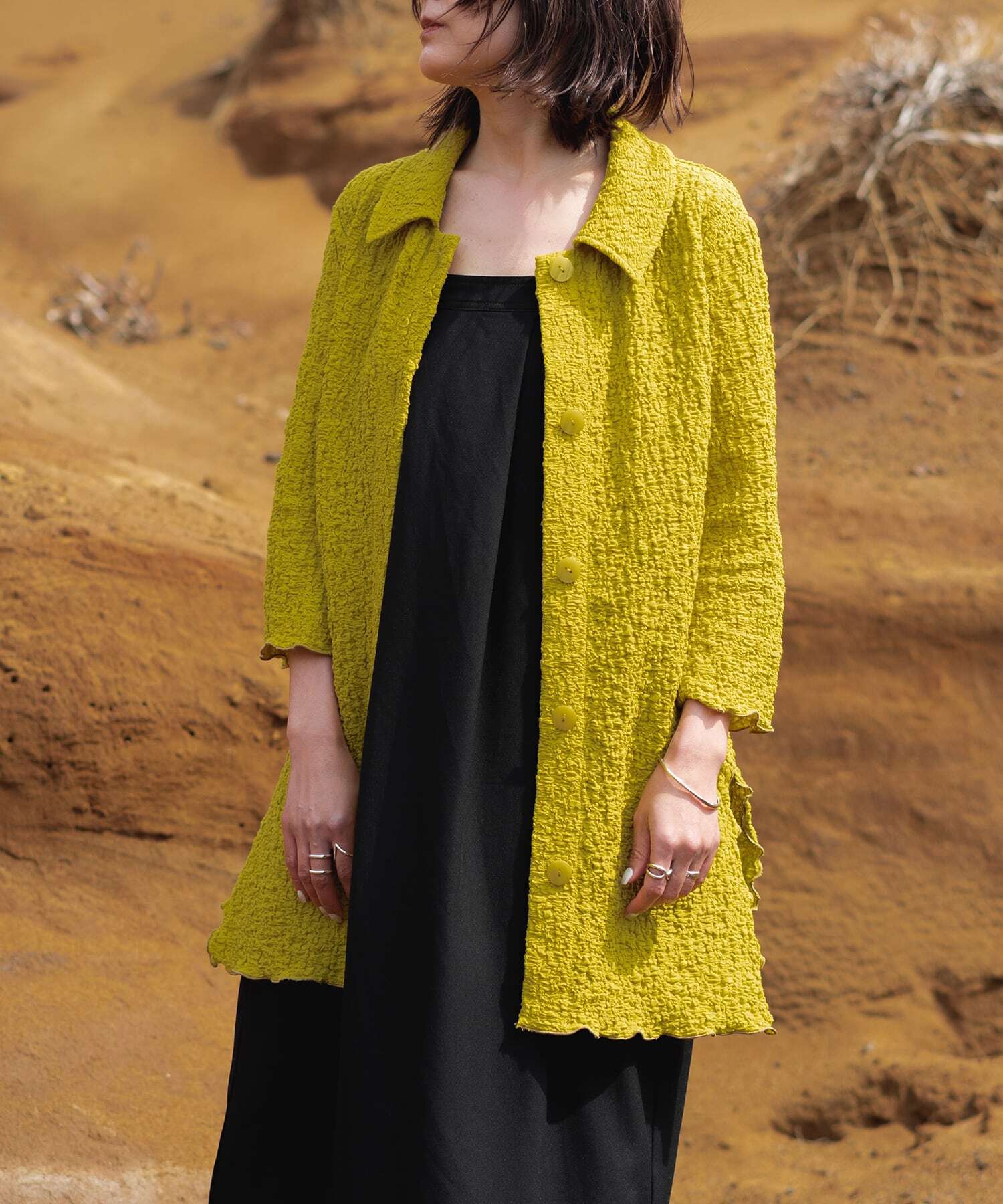 ANOGH STRETCH JACQUARD SHIRTS