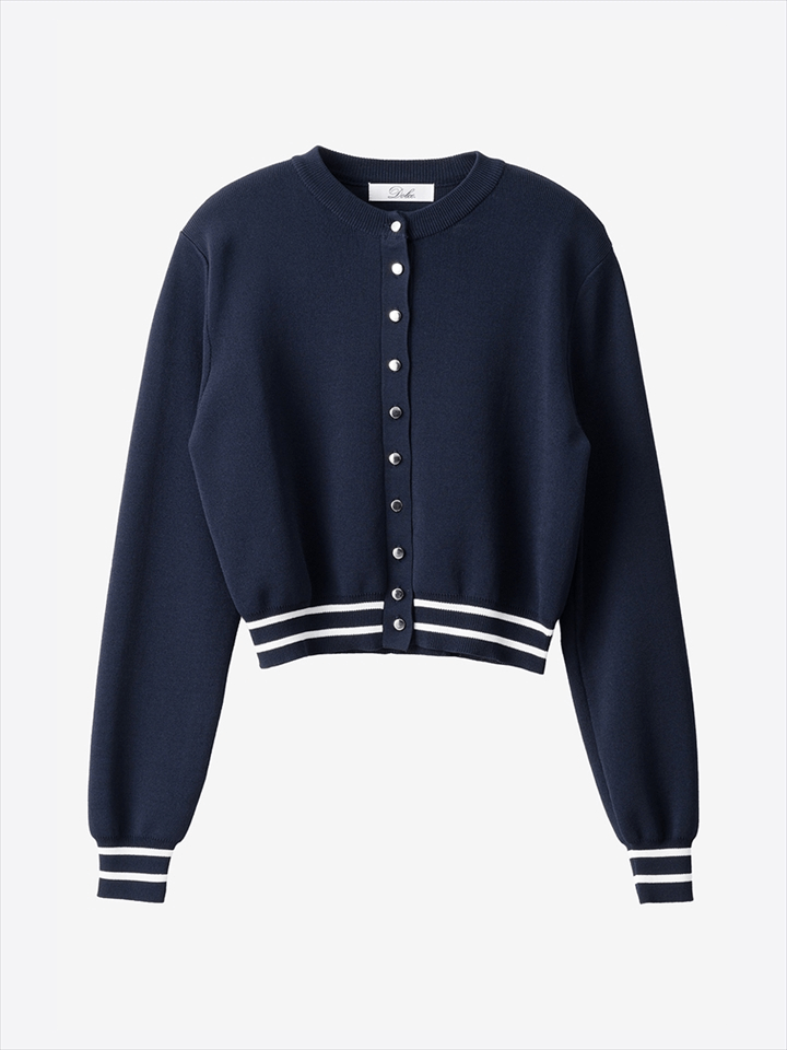 maison de Dolce. 接触冷感UVカットカーディガン【navy】