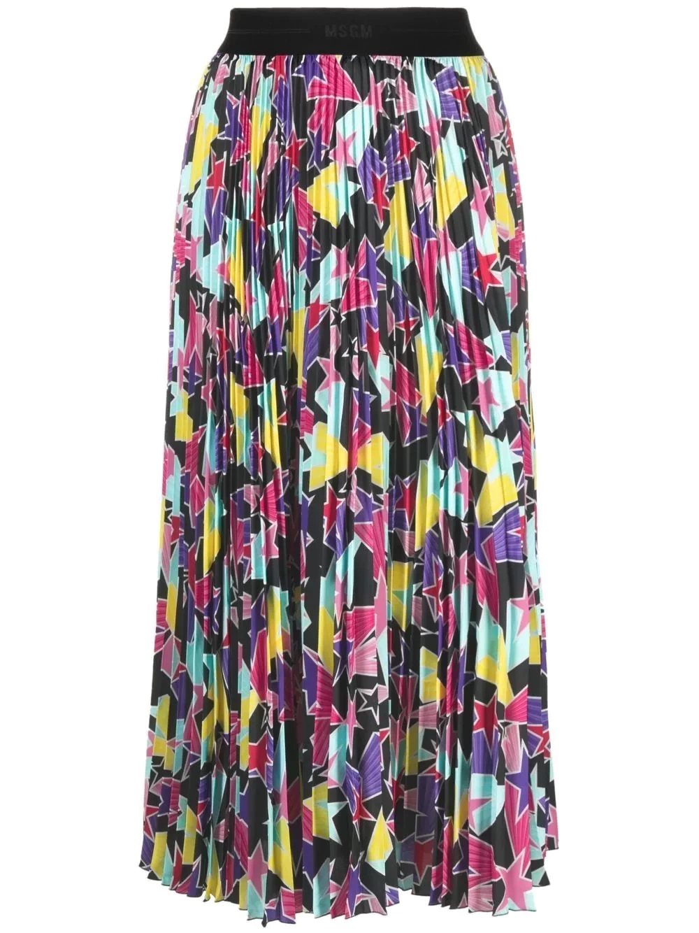 MSGM スター プリーツスカート
