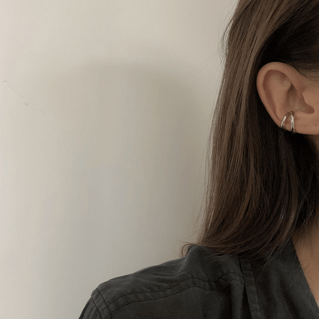 one sea S925 w line ear cuff (P122)