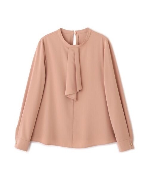 NATURAL BEAUTY BASIC ラッフルボウタイブラウス
