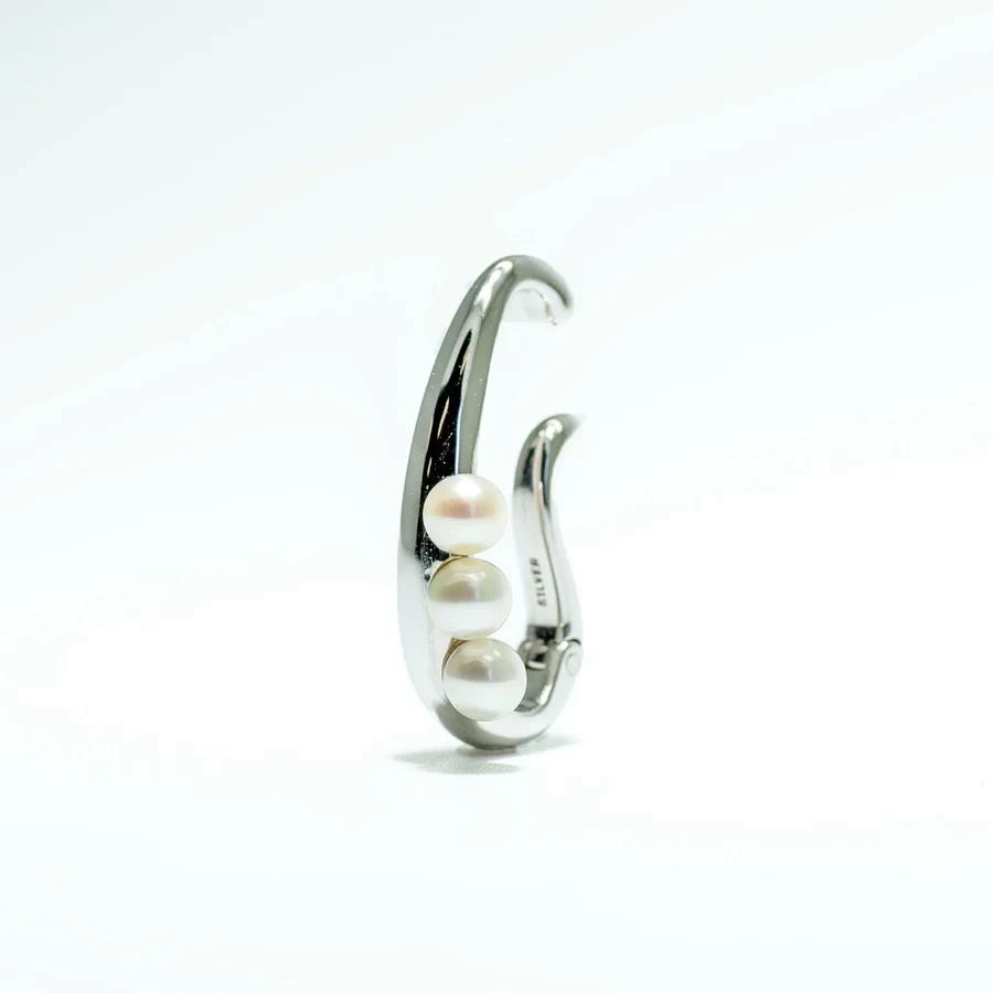 DUE DONNE BASIC PEARL SILVER
