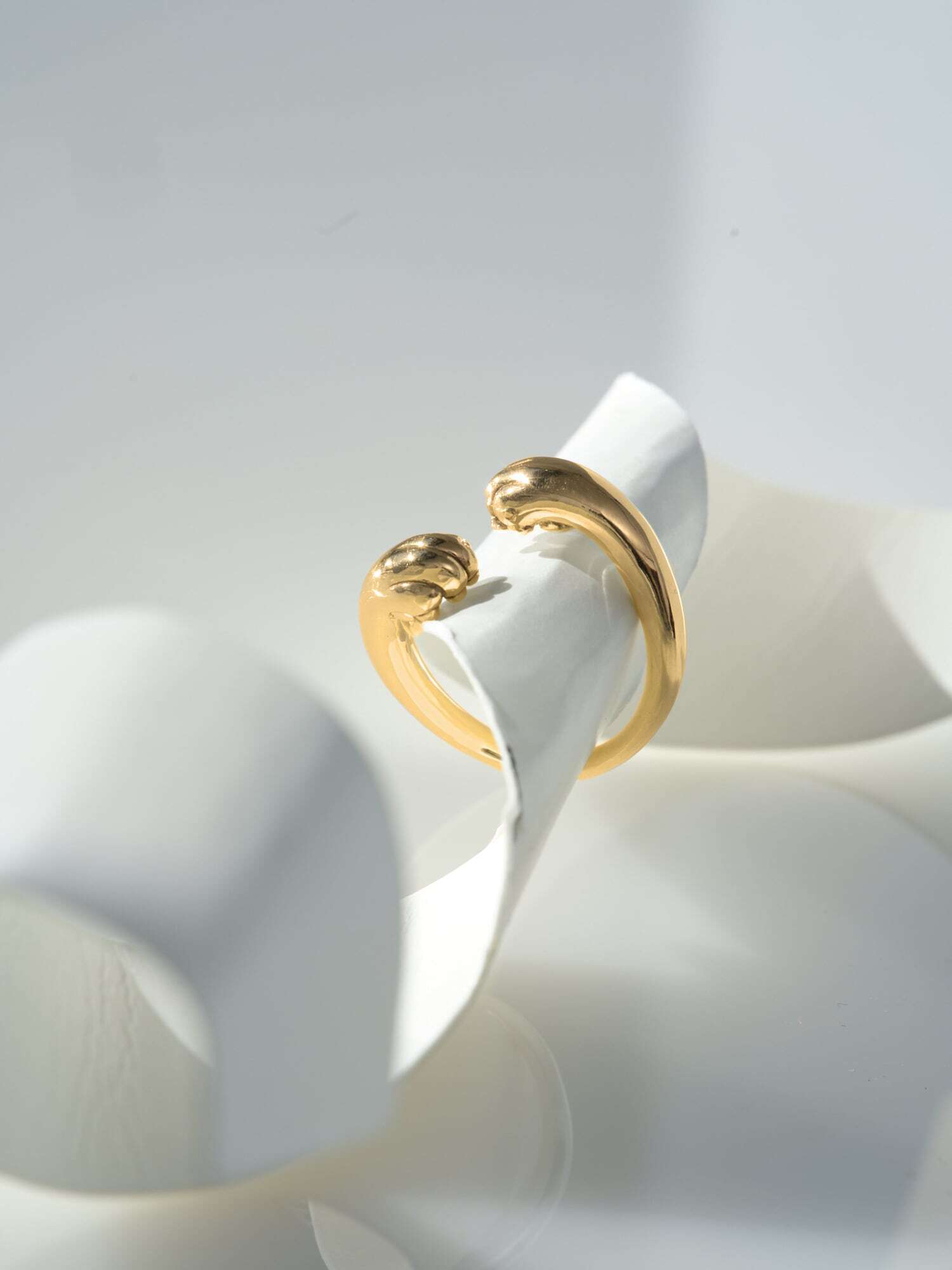 NOMG gold cat ring