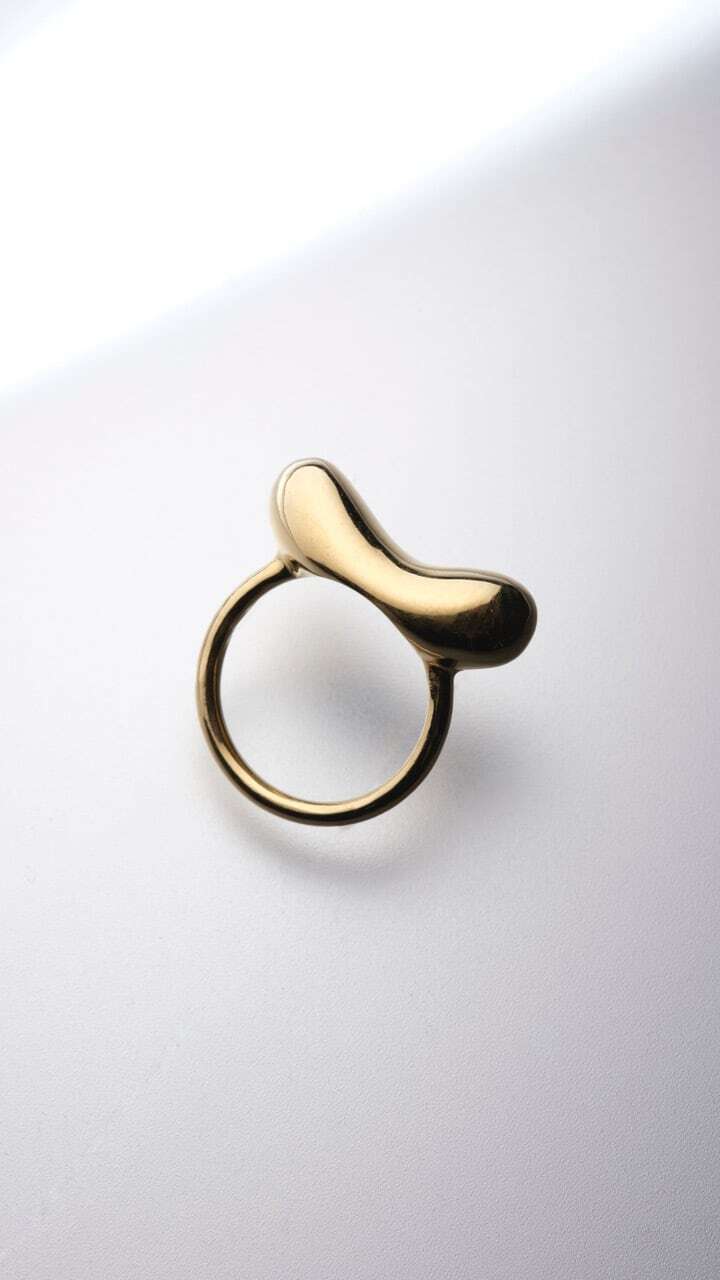 NOMG gold bean ring