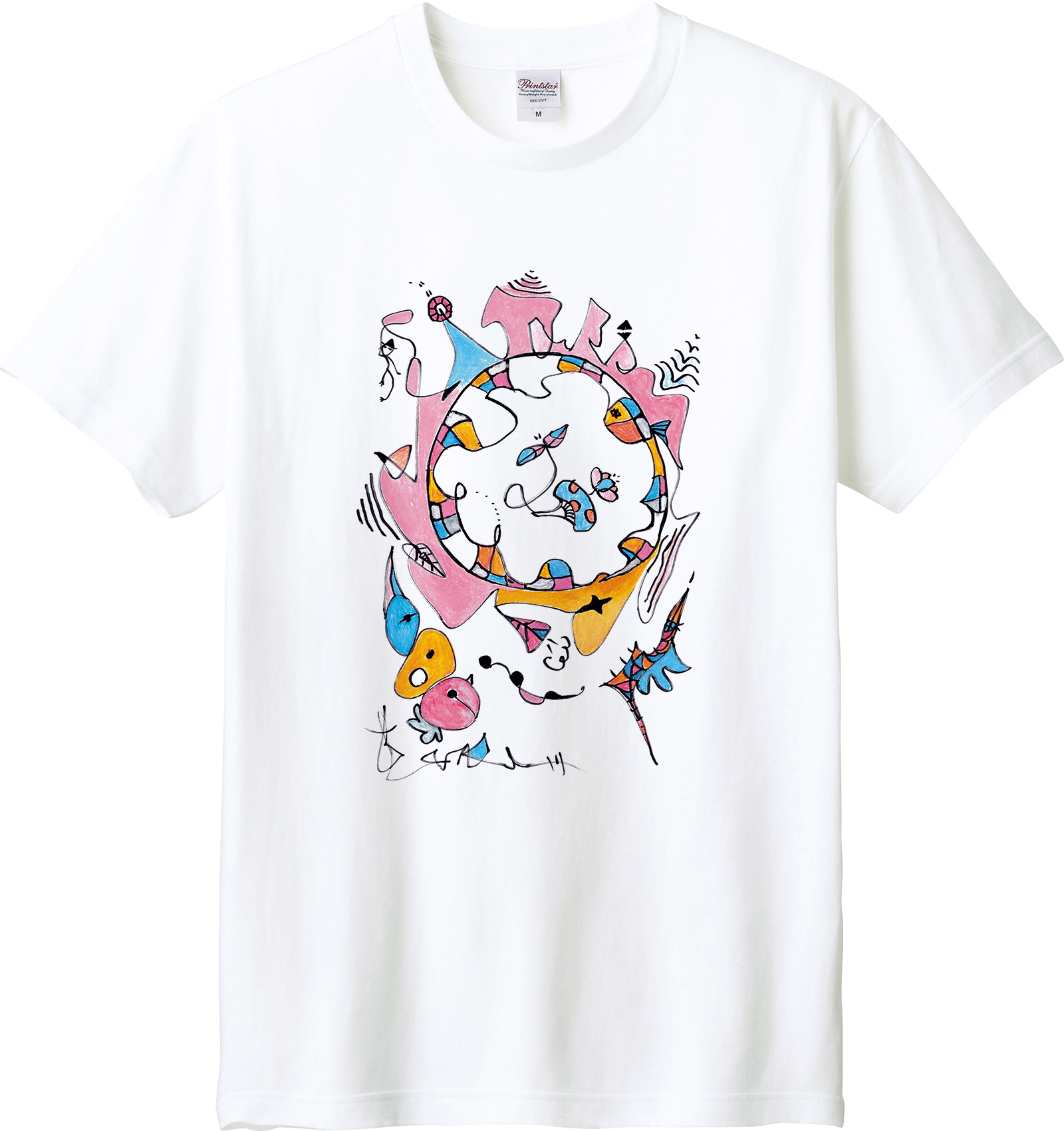 Hoimi Tシャツ/さかなくんとピンクの環