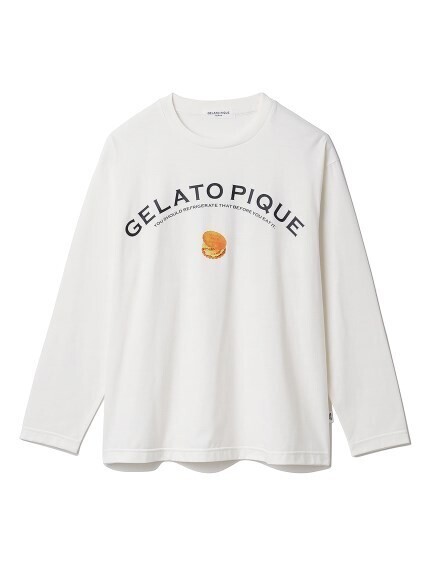 GELATO PIQUE HOMME 【HOMME】ビスケットロゴロングTシャツ
