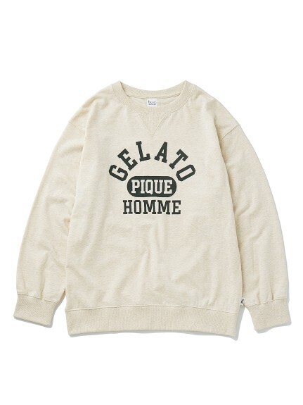 GELATO PIQUE HOMME カレッジロゴプルオーバー