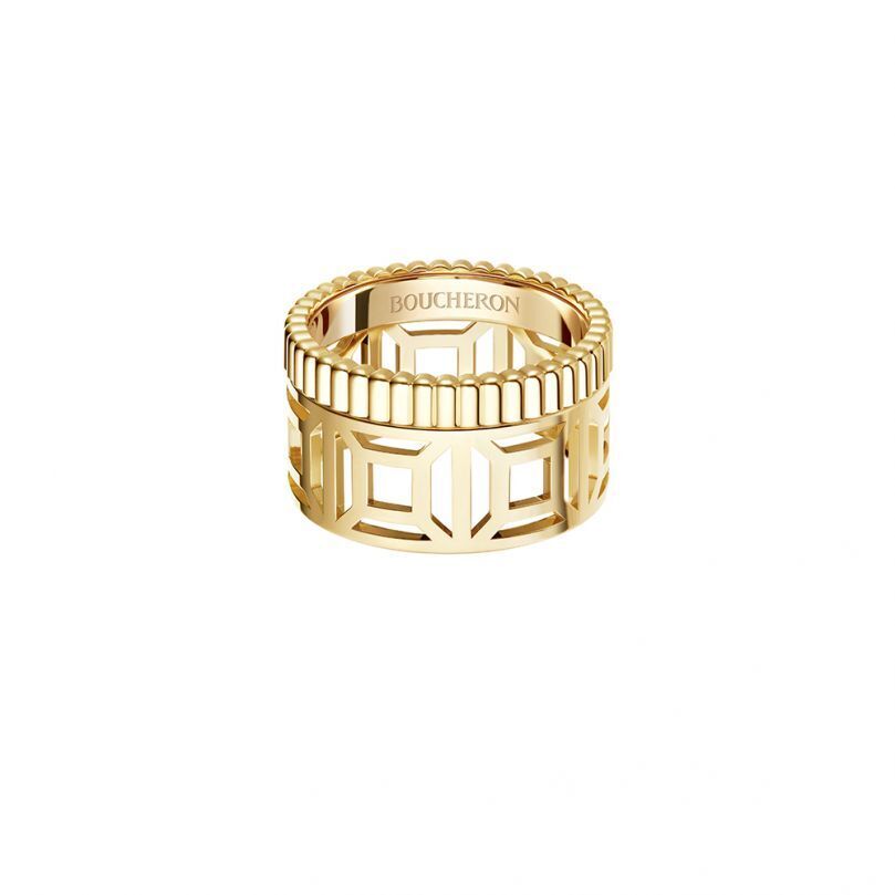 BOUCHERON QUATRE RADIANT EDITION キャトル ラディアント オープンワーク リング