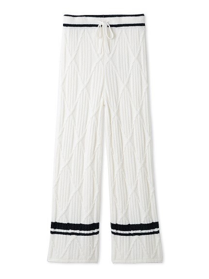 SNIDEL HOME 【Creamy】ニットロングパンツ