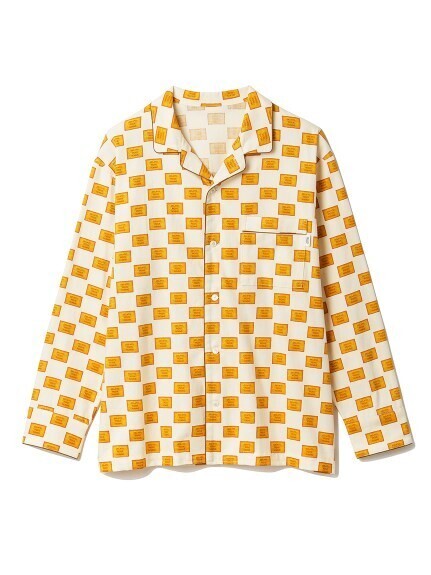 GELATO PIQUE HOMME 【HOMME】ビスケット柄パジャマシャツ