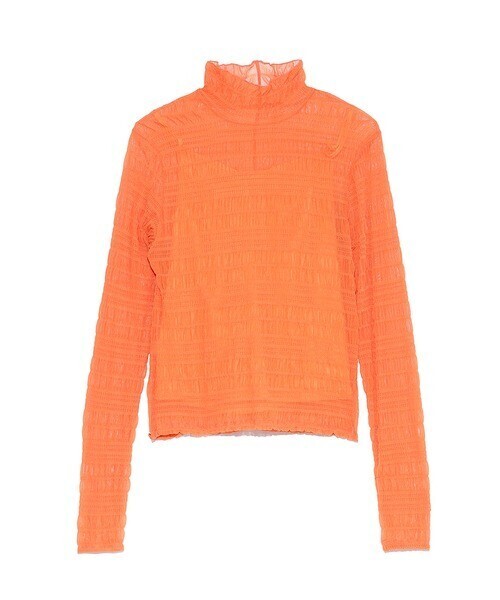 Lily Brown シアーカットチュールトップス